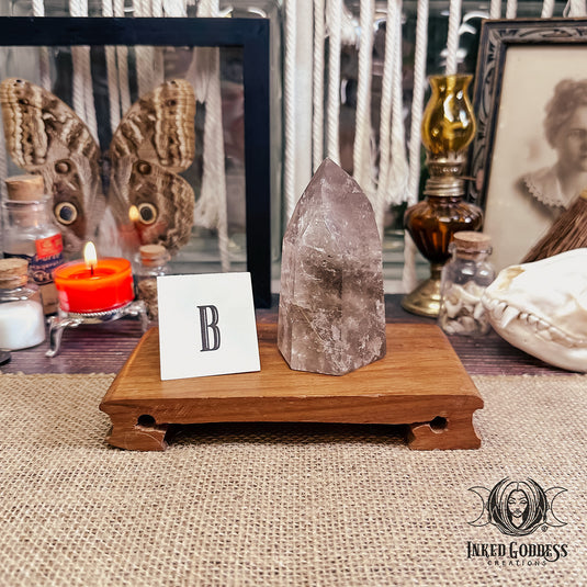 Rutilated Smoky Quartz Tower for High Vibe Changes Ahead