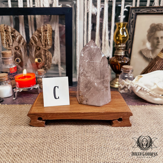 Rutilated Smoky Quartz Tower for High Vibe Changes Ahead