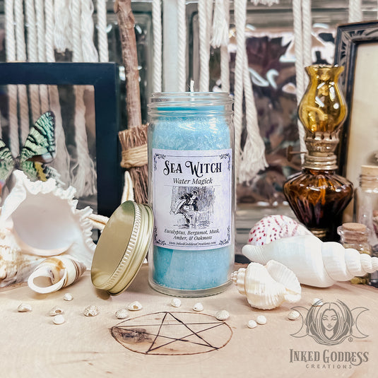 Sea Witch Mini Jar Candle for Ocean Magick