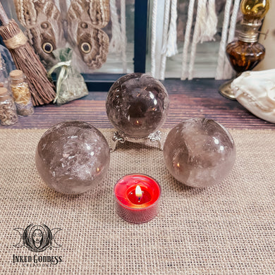 Smoky Quartz Sphere for Powerful Divination