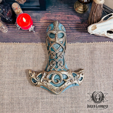 Thor's Hammer Wall Mount for Norse Magick