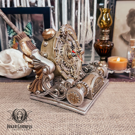 Time Chronambulator Desk Clock for Steampunk Vibes