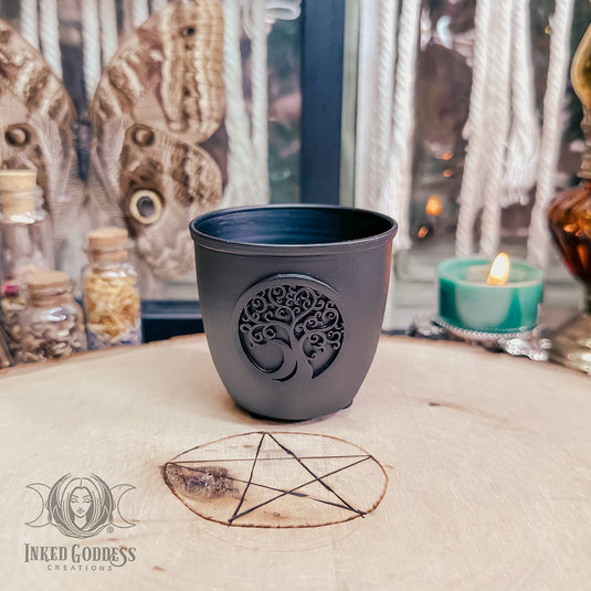 Tree of Life Mini Candle Pot for Wisdom