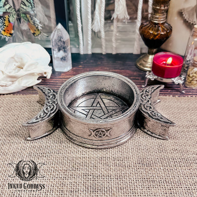 Triple Moon Trinket Dish for Divine Feminine Energy