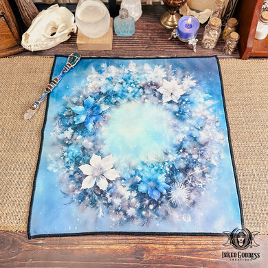 Winter Altar Cloth for Seasonal Magick