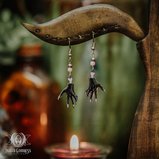 Witch's Hands Acrylic Earrings for Magickal Vibes