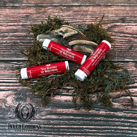 Yule Blessings Lip Moisturizer - Peppermint Candy Cane Flavor