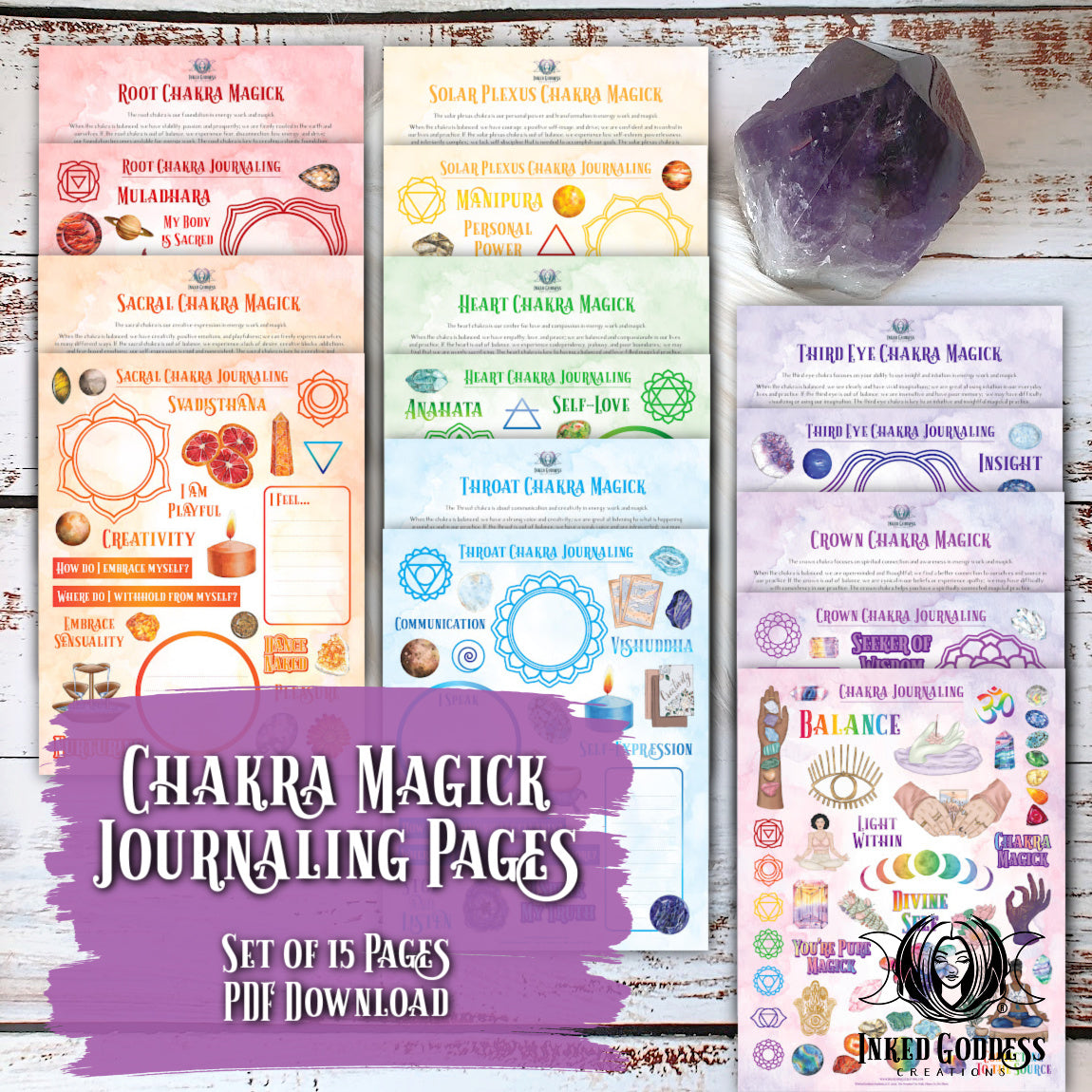 OSTARA Junk Journal Kit Printable 10 Pages – Morgana Magick Spell