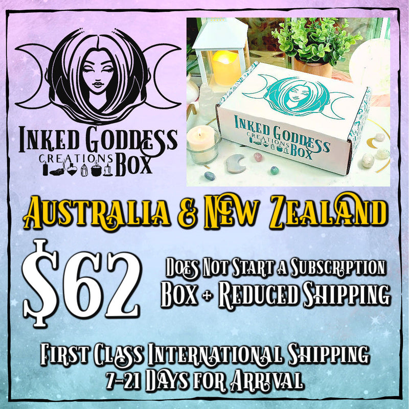 Load image into Gallery viewer, Inked Goddess Creations Box- Australia- Witch Subscription Box- Inked Goddess Creations
