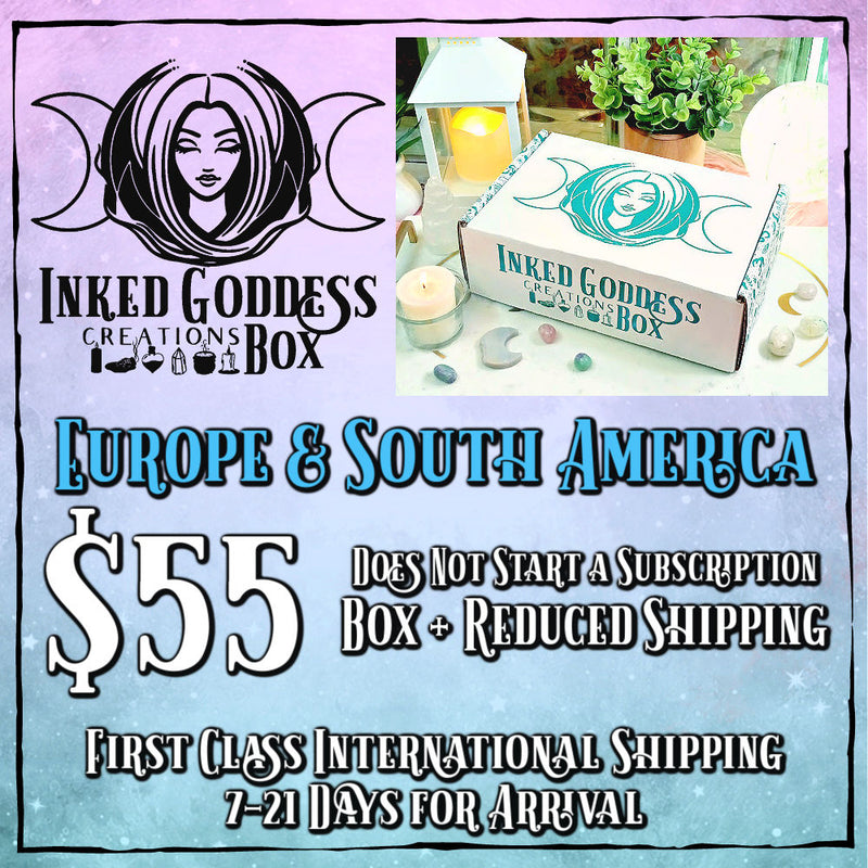 Load image into Gallery viewer, Inked Goddess Creations Box- Europe- Witch Subscription Box- Inked Goddess Creations
