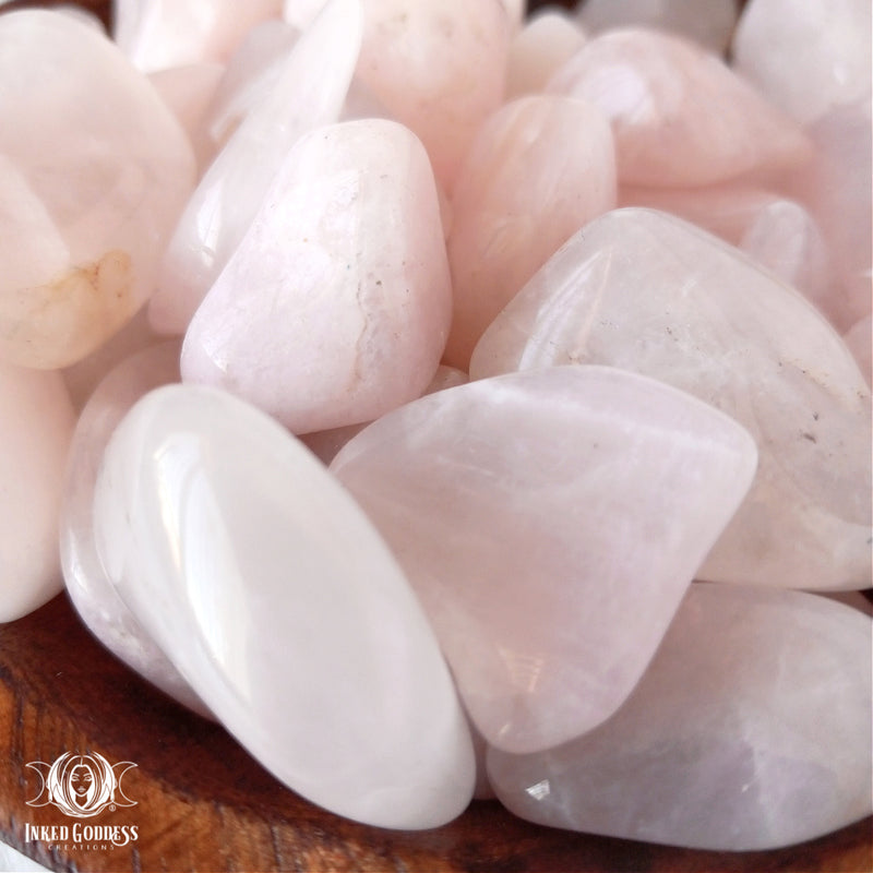 Load image into Gallery viewer, Pink Petalite Tumbled Gemstone for Spiritual Guidance- Inked Goddess Creations
